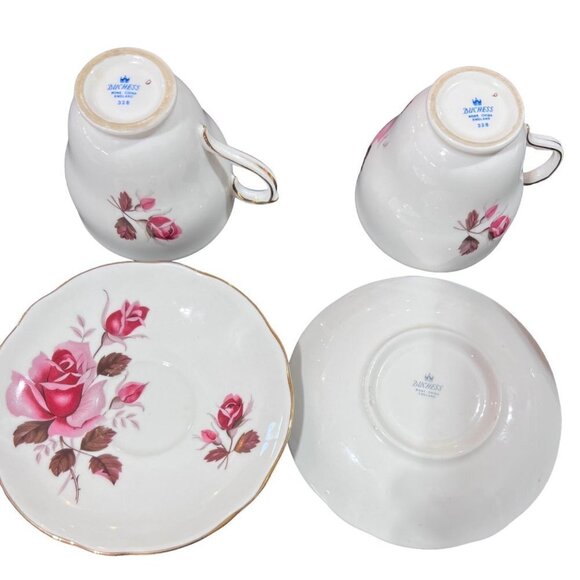Vintage Duchess Set of 2 bone China tea sets - Picture 5 of 8